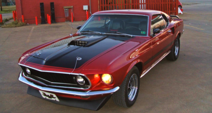 1969 ford mustang 427 side oiler engine