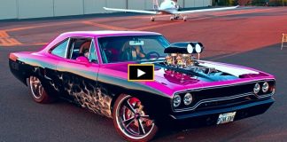 custom 1970 plymouth road runner pink rnr