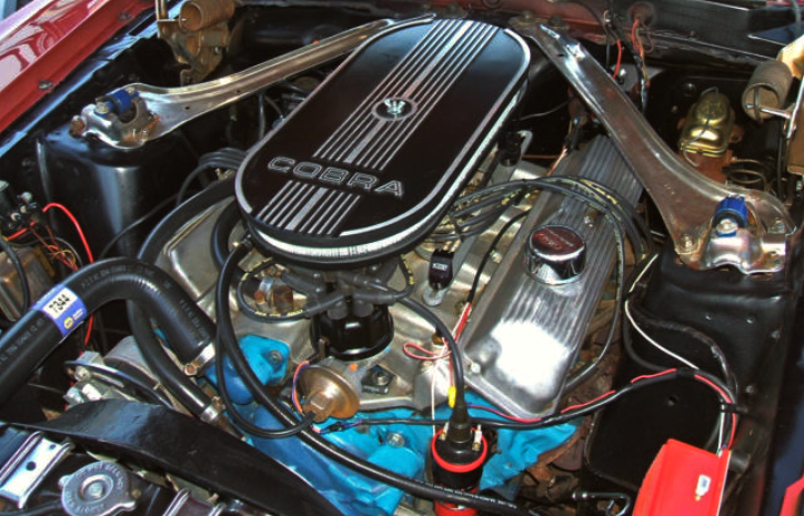 1969 ford mustang 427 side oiler engine