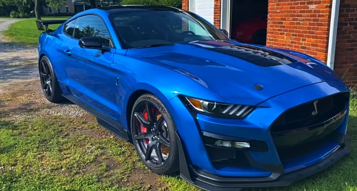 stock track pack 2020 shelby gt500 1/4 mile