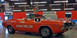 original 1971 dodge challenger 318 pace car