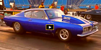 twin turbo 1969 barracuda drag racing