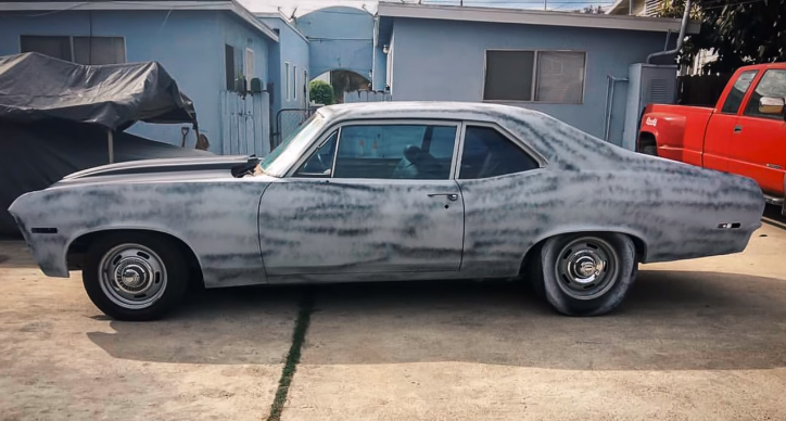 garage built 1970 chevy nova