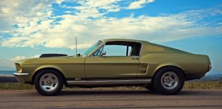 1967 mustang fastback drag car