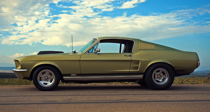 1967 mustang fastback drag car