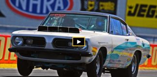 stephen yantus super stock barracuda drag racing