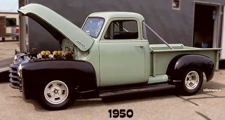 inline 6 powered chevy pick up sleeper