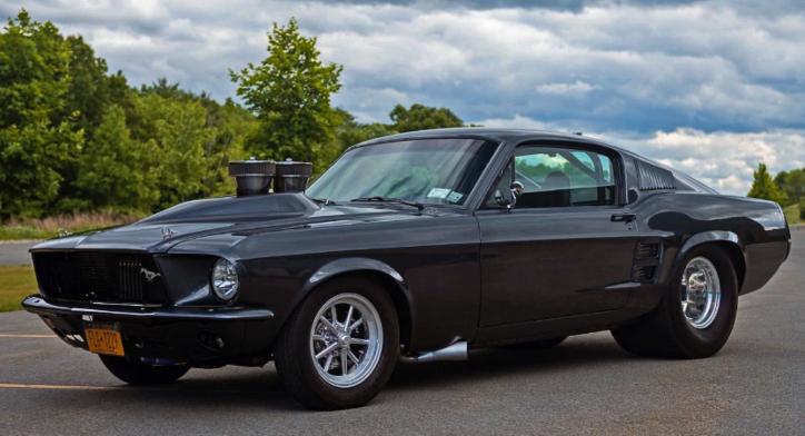 1967 ford mustang pro street build