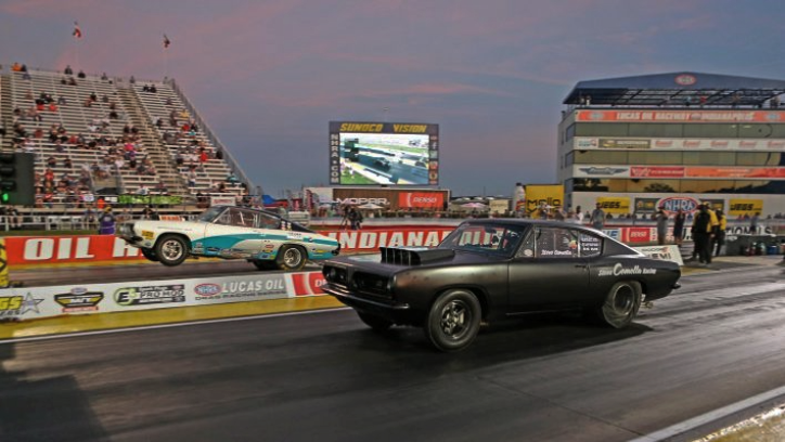 1968 plymouth hemi barracuda drag racing