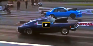 1970 ford mustang drag racing