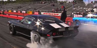 396 l78 camaro vs 396 l78 chevelle drag race