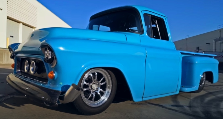 custom built 1956 chevy truck