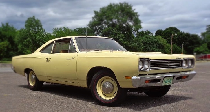 original 1969 plymouth hemi road runner 4-speed