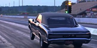 stick shift big block pontiac gto drag racing