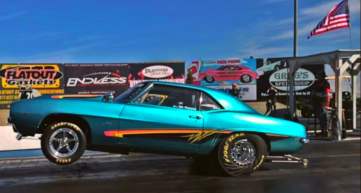 pro street chevy muscle cars drag racing