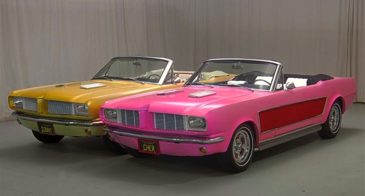 sonny and cher convertible 1966 ford mustangs