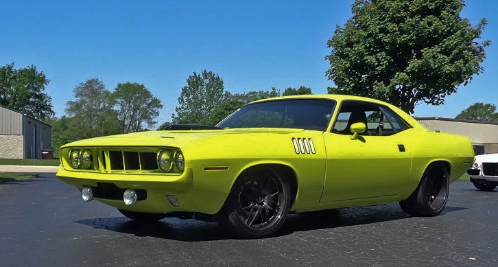 supercharged 1971 plymouth hemi cuda