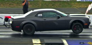 dodge demon quarter mile drag racing