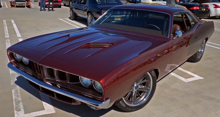 1971 plymouth cuda restomod