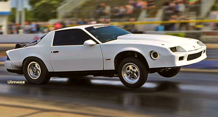 third generation camaro drag racing