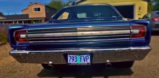 1968 plymouth road runner 440 v8 exhaust sound