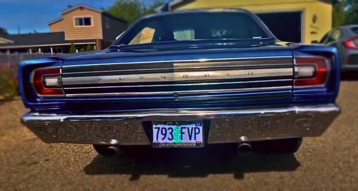 1968 plymouth road runner 440 v8 exhaust sound