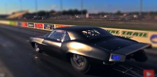first generation chevrolet camaro drag racing