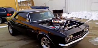 1967 chevy camaro blown 468 big block