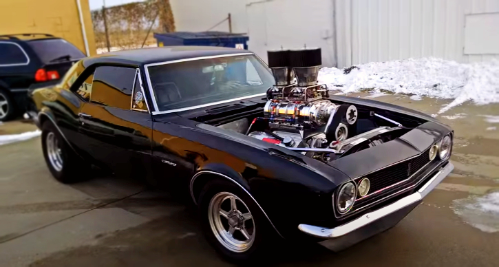 1967 chevy camaro blown 468 big block