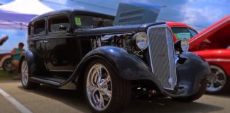 supercharged 1935 chevy street rod