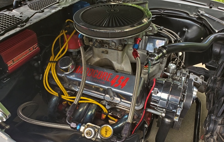 1971 camaro bill mitchell hard core 454 v8 engine