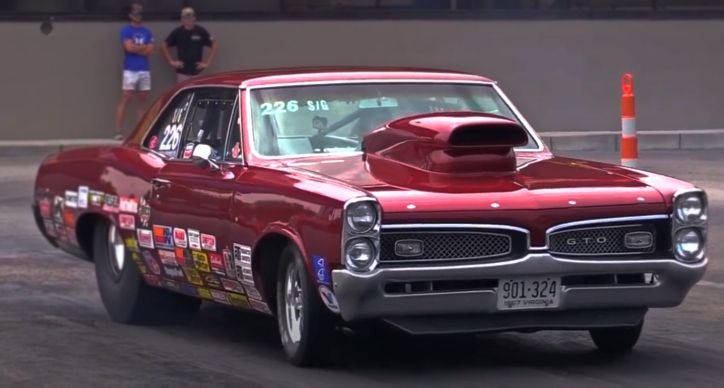 Bold 9-Second 1967 Pontiac GTO Drag Racing | Hot Cars