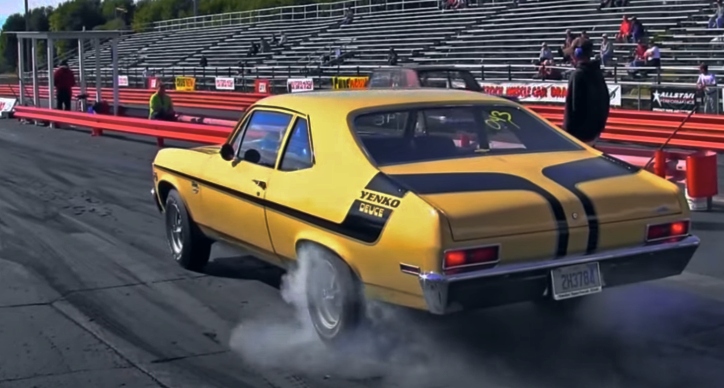 1970 chevy yenko nova drag racing