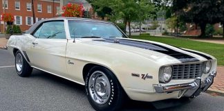 restored 1969 chevy camaro z/28