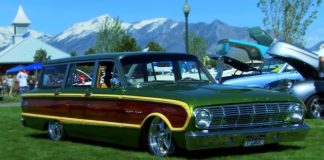 custom 1963 ford falcon squire wagon