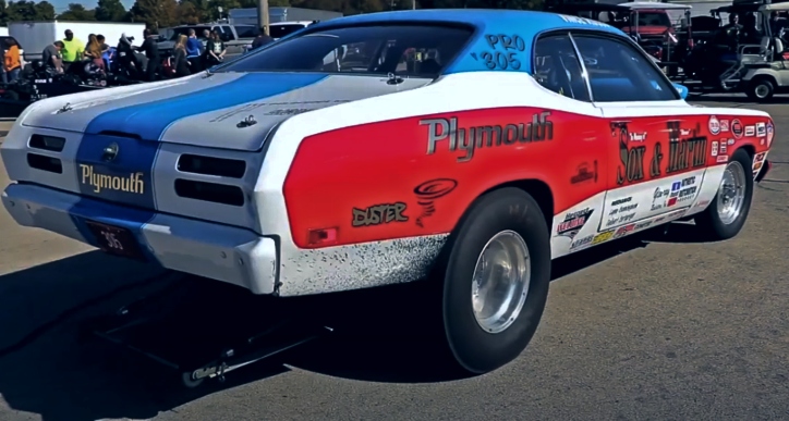 vince russo pro stock plymouth duster