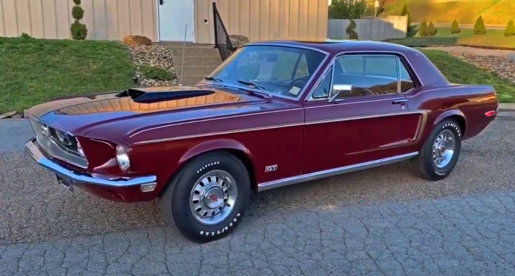 rare r-code 4-speed 1968 ford mustang coupe