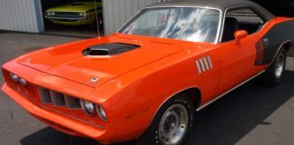factory 440 six barrel 1971 plymouth cuda