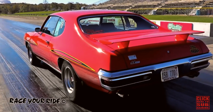 1970 pontiac gto judge drag racing