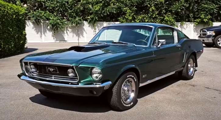 r code 1968 ford mustang 