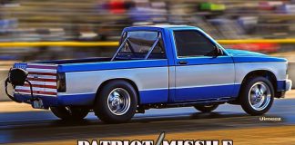 ls swapped chevy s10 truck drag racing