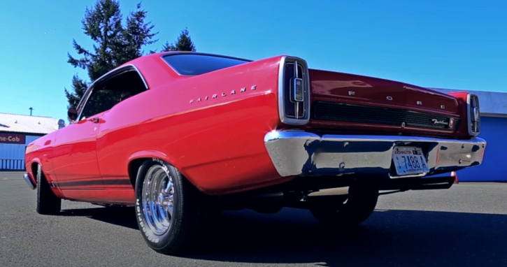 red ford fairlane gt