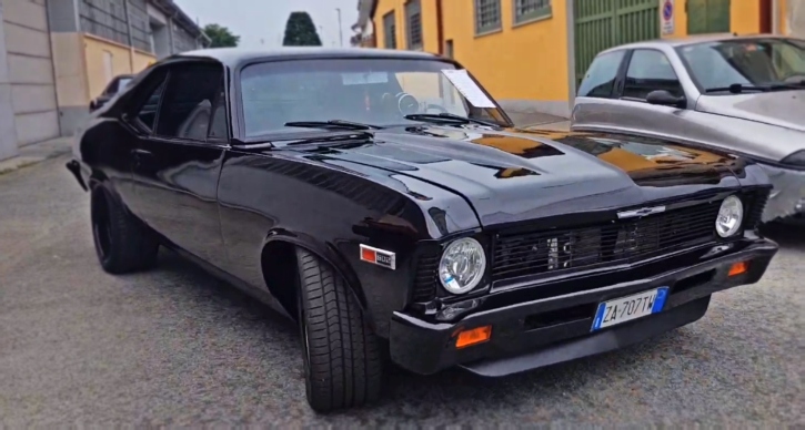 murdered out 1969 chevy nova 502 big block