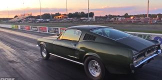 1967 ford mustang drag racing