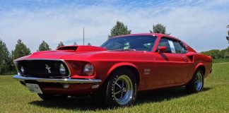1969 ford mustang boss 429 restored