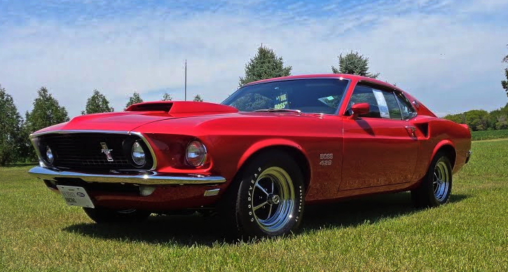 1969 ford mustang boss 429 restored