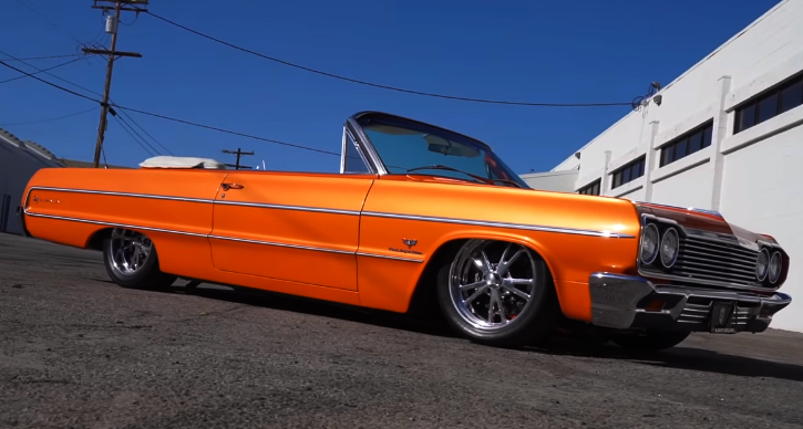 custom 1964 chevy impala convertible