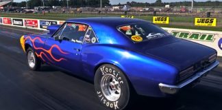 old pontiac firebird drag car