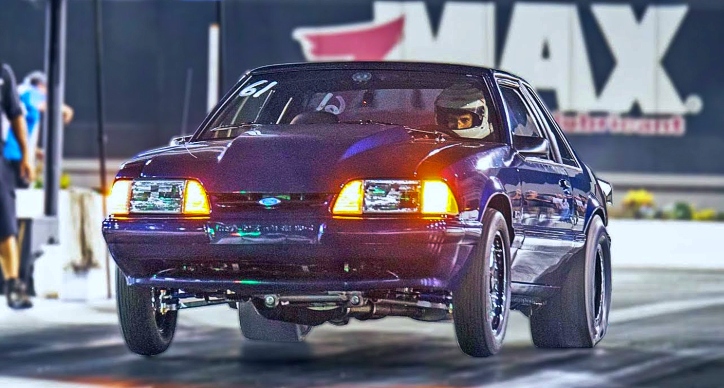 turbo sbf fox body mustang drag racing