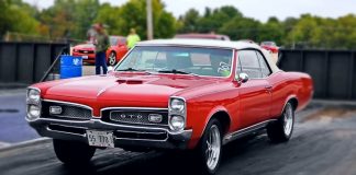 1967 pontiac gto drag racing